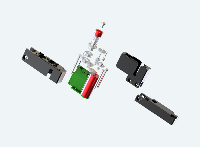 微型電動舵機解剖圖
